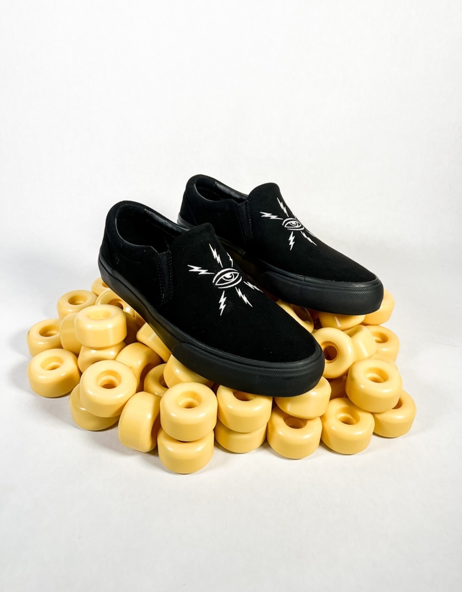 WAR SAW STRANGER ET SYN SUEDE  - BLACK/BLACK