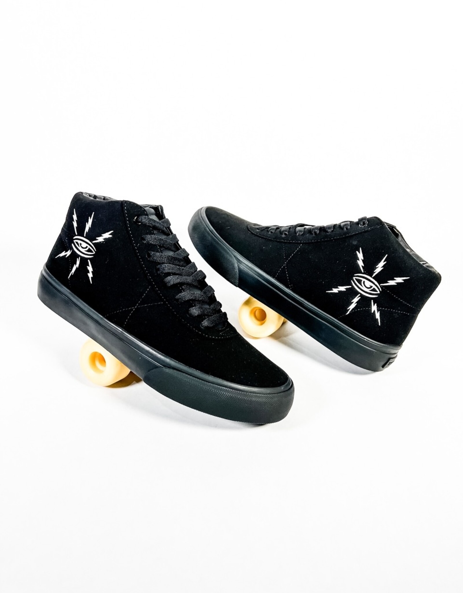 WAR SAW CHAPTER MID ET SYN SUEDE  - BLACK/BLACK