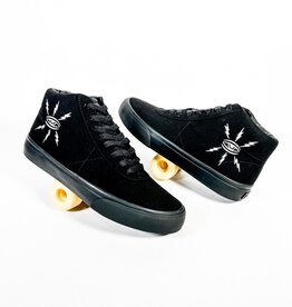 WAR SAW CHAPTER MID ET SYN SUEDE  - BLACK/BLACK