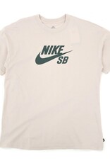 NIKE NIKE SB MEN'S LOGO SKATE T-SHIRT - LT OREWOOD BRN