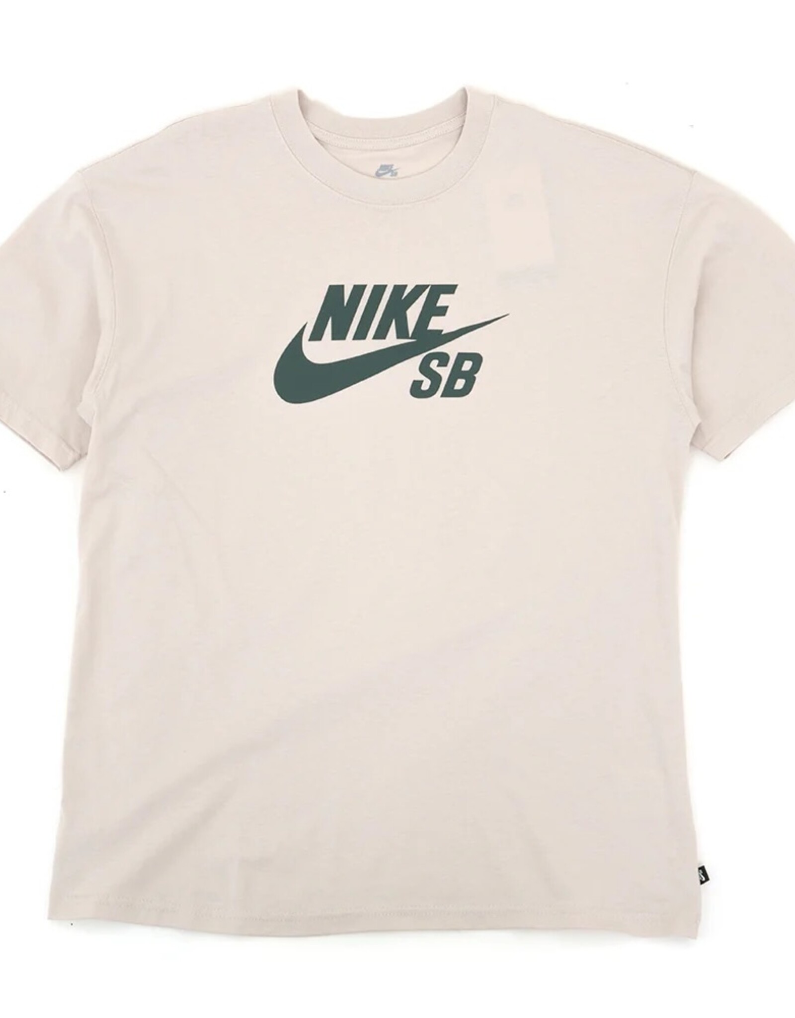 NIKE NIKE SB MEN'S LOGO SKATE T-SHIRT - LT OREWOOD BRN