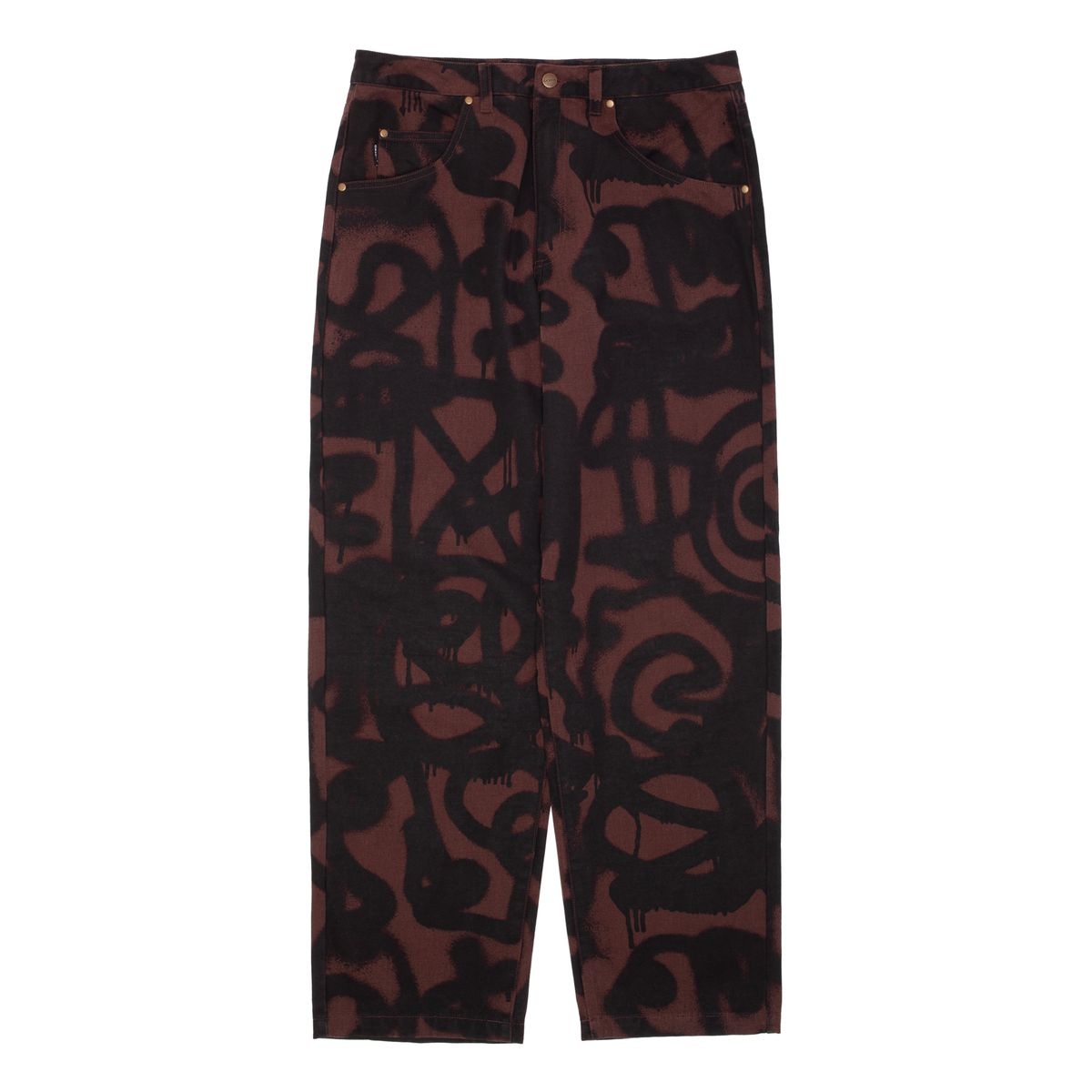 GX1000 BAGGY PANT - SPRAYED BROWN - KINGSWELL - Los Feliz