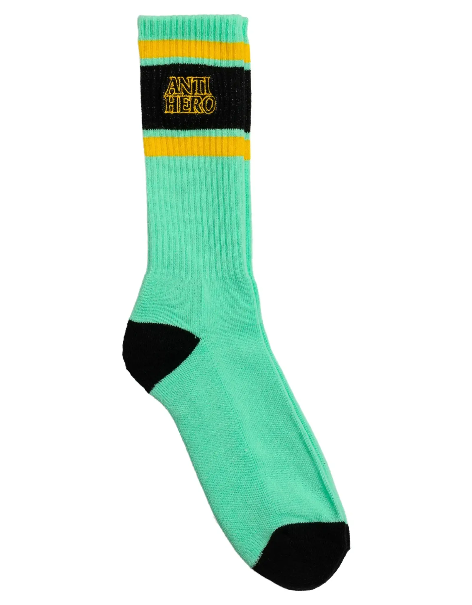 ANTI HERO ANTIHERO BLOCK HERO OUTLINE EMBROIDERY SOCK - GREEN