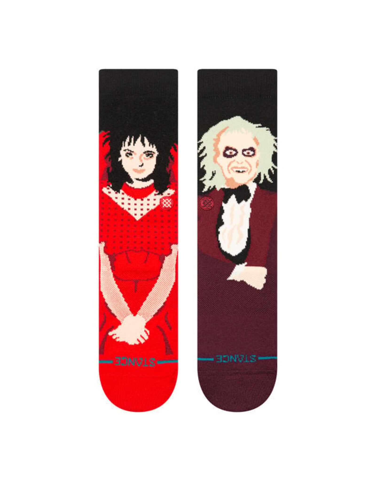 STANCE STANCE DEARLY BELOVED SOCK - MAROON