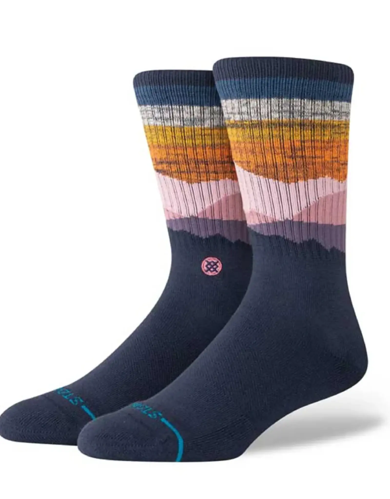 STANCE STANCE SADDLEBACK CREW SOCK - NAVY