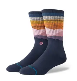 STANCE STANCE SADDLEBACK CREW SOCK - NAVY