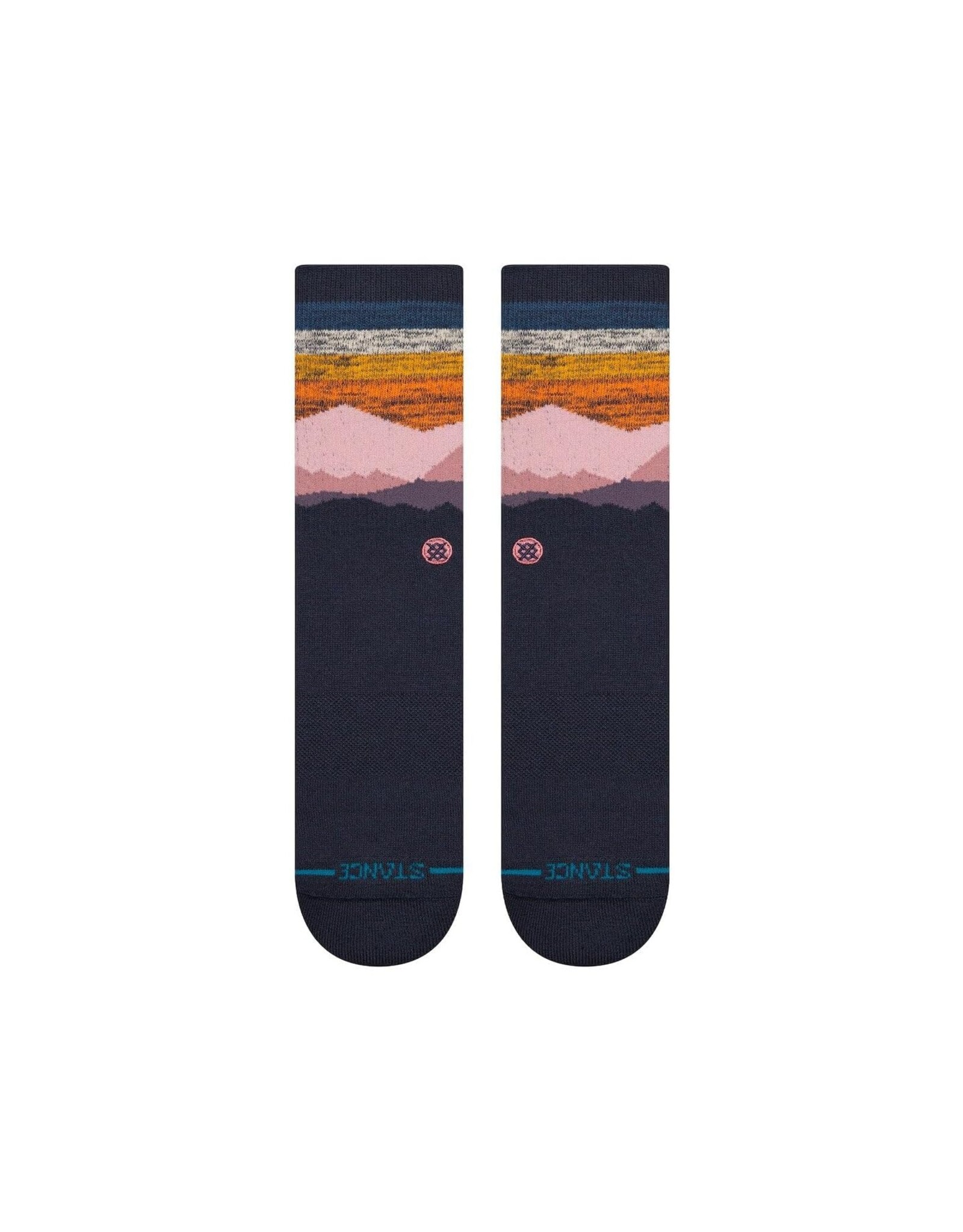 STANCE STANCE SADDLEBACK CREW SOCK - NAVY