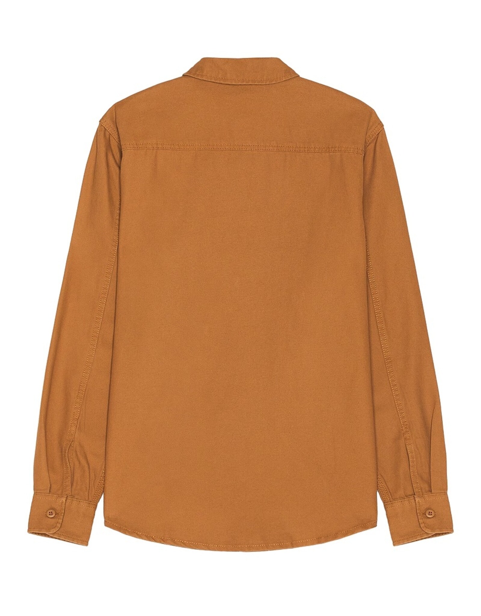 DICKIES DICKIES DUCK CANVAS L/S UTILITY SHIRT - BROWN
