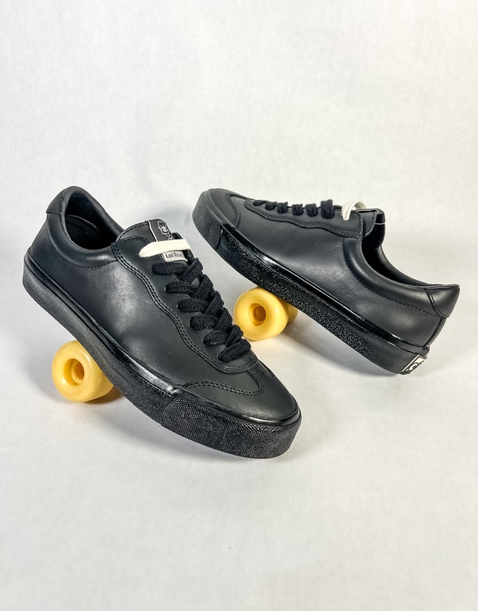 LAST RESORT AB VM004 MILIC LEATHER - WORN BLACK/BLACK
