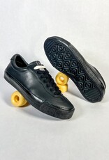 LAST RESORT AB VM004 MILIC LEATHER - WORN BLACK/BLACK