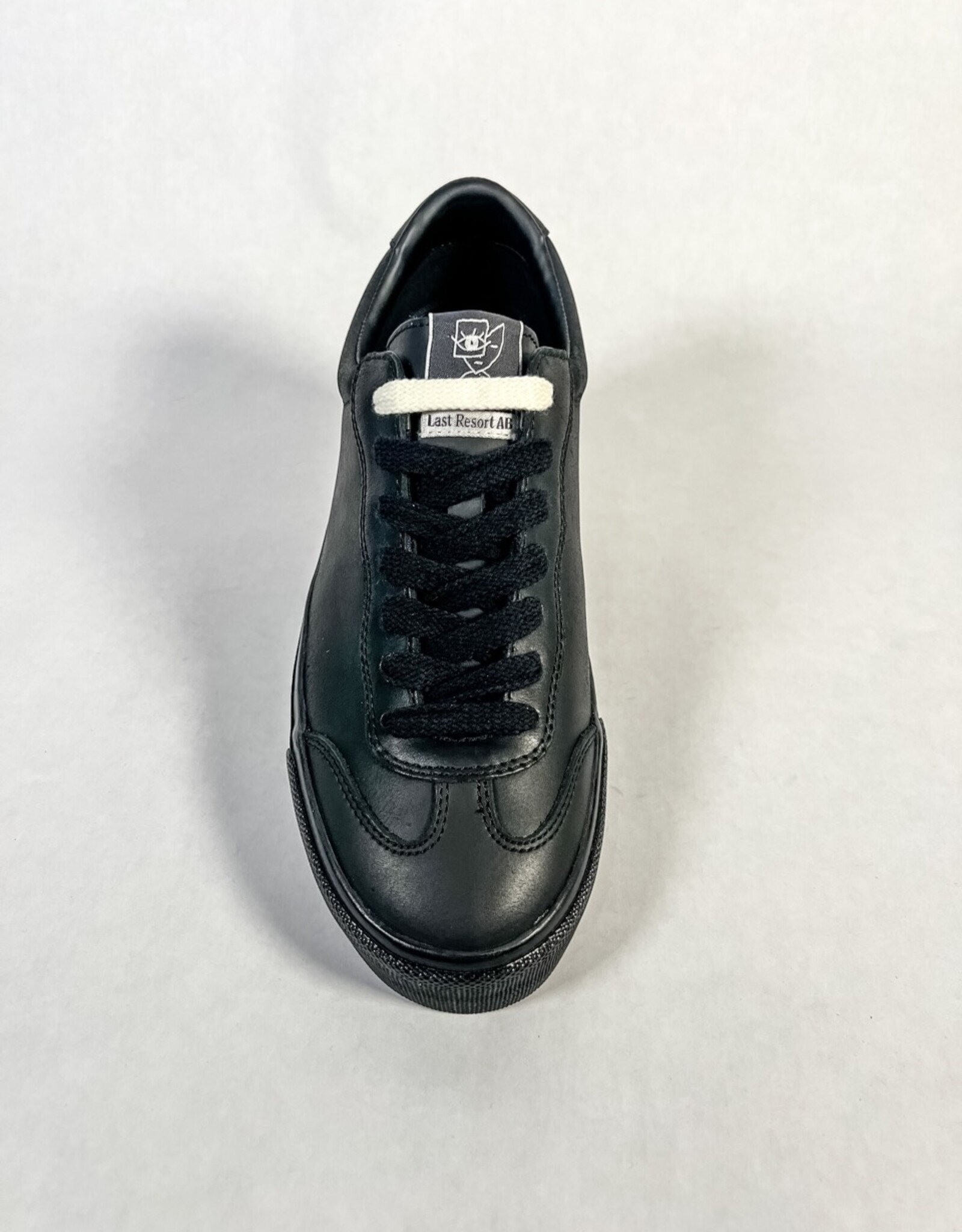 LAST RESORT AB VM004 MILIC LEATHER - WORN BLACK/BLACK