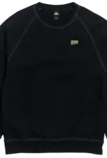 REAL SKATEBOARDS REAL TOUGH THREADS CREW NECK SWEATSHIRT - BLACK