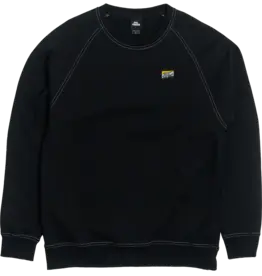 REAL SKATEBOARDS REAL TOUGH THREADS CREW NECK SWEATSHIRT - BLACK