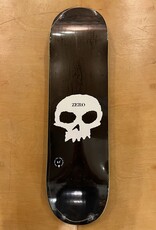 ZERO SKATEBOARDS ZERO SKATEBOARDS SINGLE SKULL LOGO DECK - 8.5