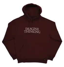 QUASI SKATEBOARDS QUASI IMAGINE THINKING HOODIE - RED