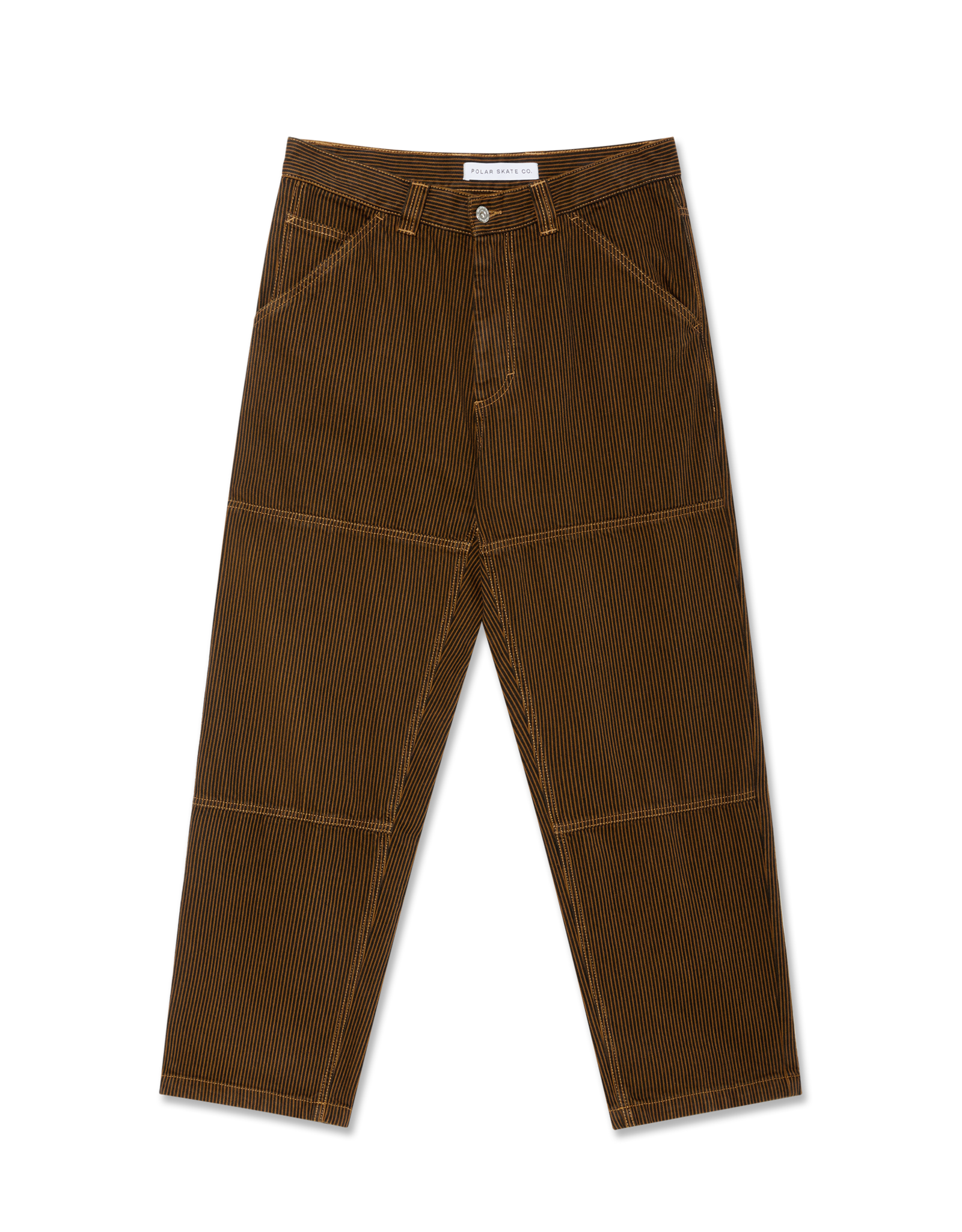 POLAR 93! WORK PANTS HICKORY STRIPE (RUST)
