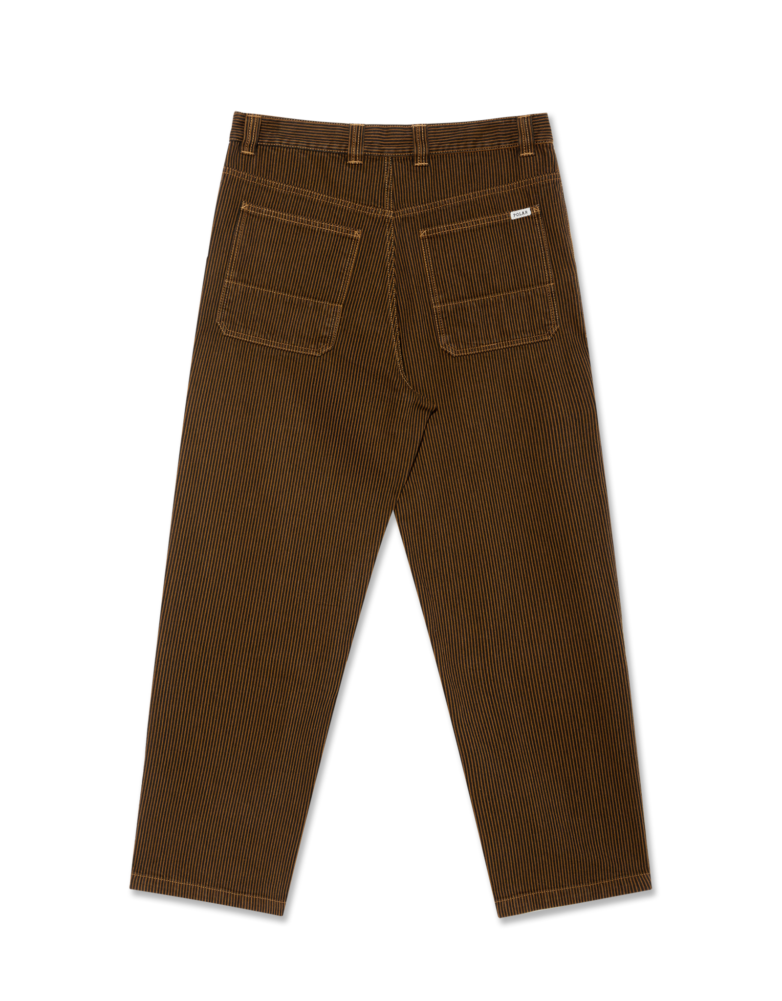 POLAR 93! WORK PANTS HICKORY STRIPE (RUST)