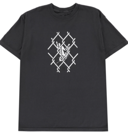 REAL SKATEBOARDS REAL S/S OUTSIDER TEE GARMENT DYE - BLACK