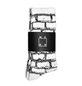 WKND BRICK SOCKS - WHITE