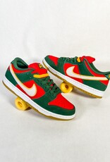 NIKE NIKE SB DUNK LOW PRO PRM FIR/WHITE-UNIVERSITY GOLD