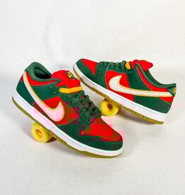NIKE NIKE SB DUNK LOW PRO PRM FIR/WHITE-UNIVERSITY GOLD