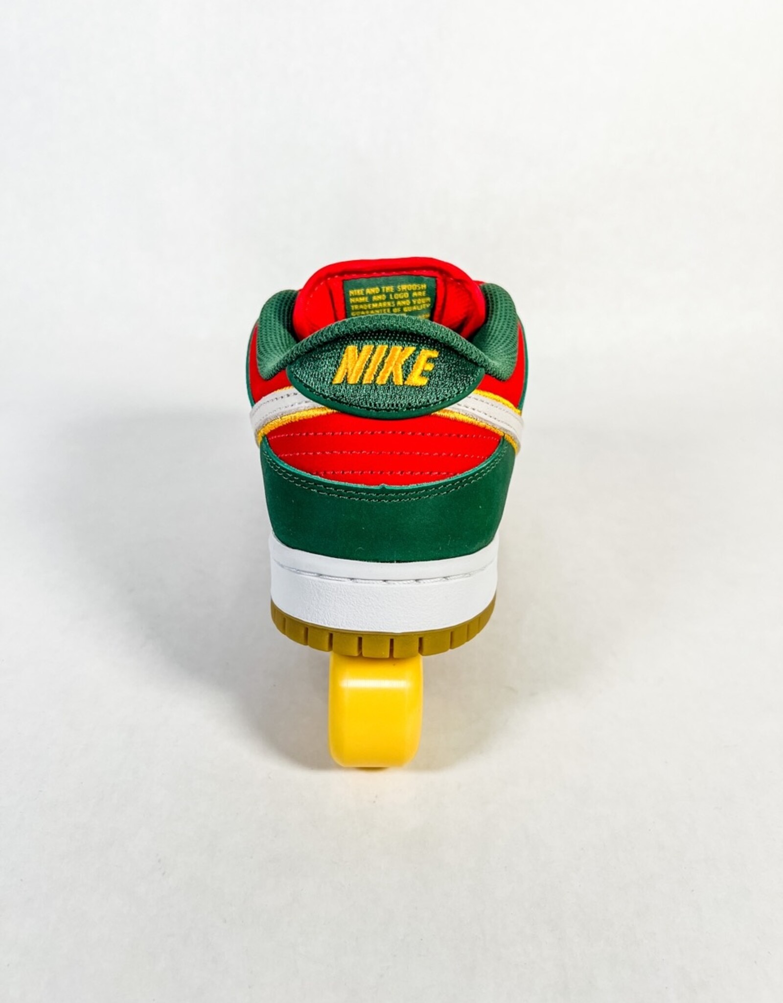 NIKE SB DUNK LOW PRO PRM FIR/WHITE-UNIVERSITY GOLD