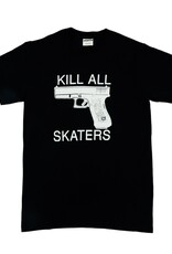 JENKEM JENKEM KILL ALL SKATERS TEE - BLACK
