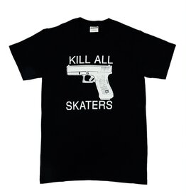 JENKEM JENKEM KILL ALL SKATERS TEE - BLACK