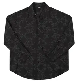 FORMER FORMER VIVIAN ORNATE L/S SHIRT - BLACK/GREY