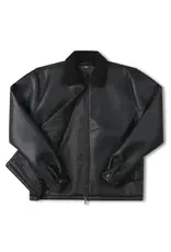 FORMER FORMER SHERPA LEATHER JACKET
