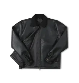 FORMER FORMER SHERPA LEATHER JACKET