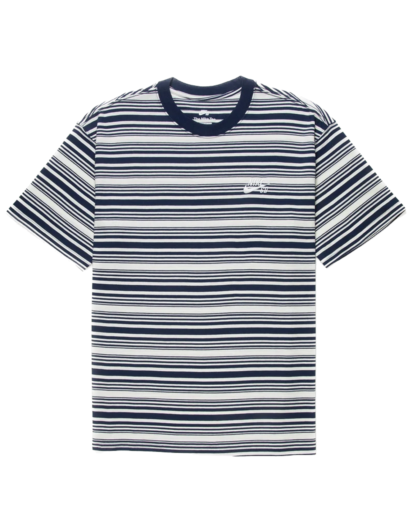 NIKE NIKE SB S/S STRIPE SKATE TEE - MIDNIGHT NAVY