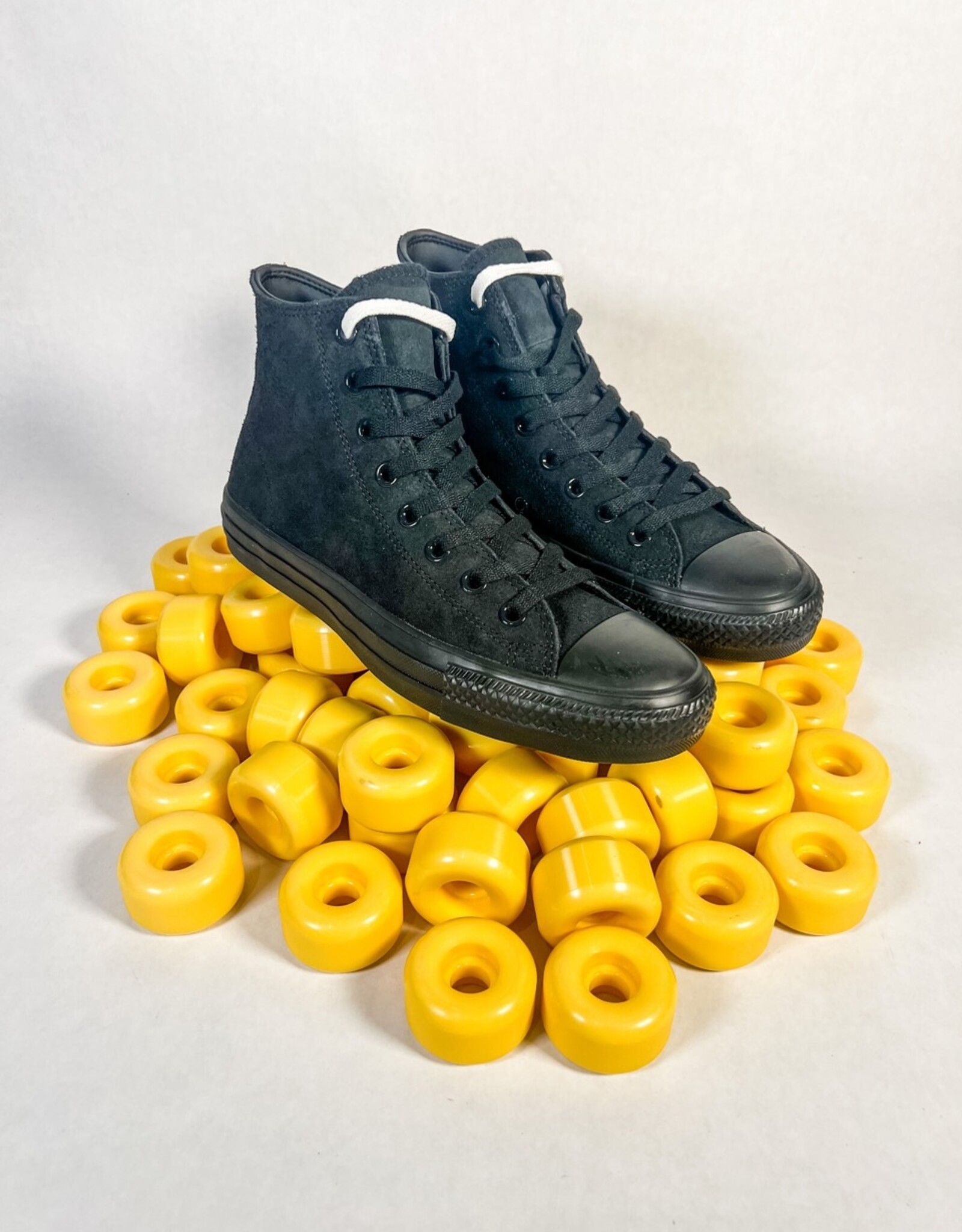 CONVERSE CONS CTAS PRO HI (SUEDE) - BLACK/BLACK/BLACK