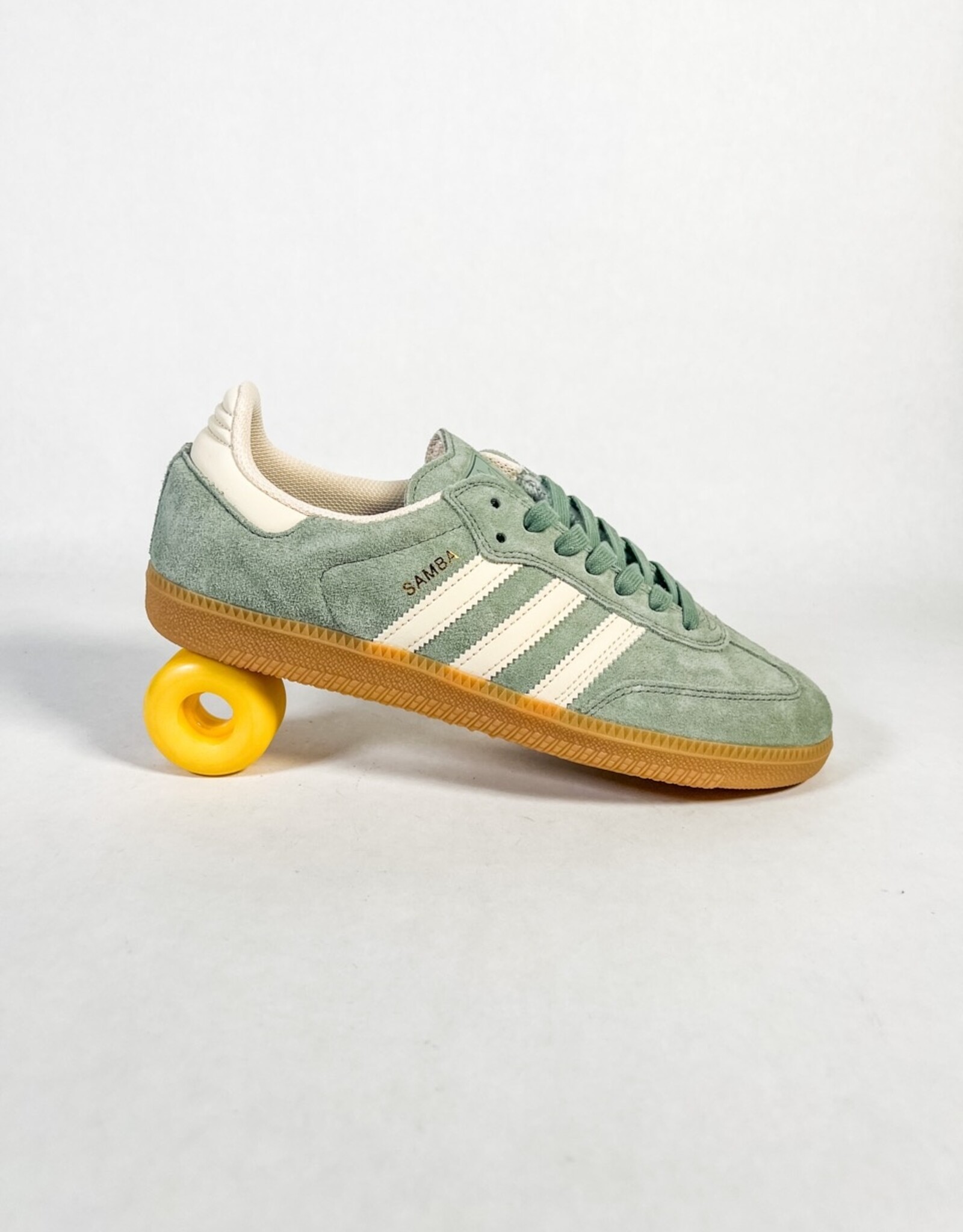 ADIDAS SAMBA ADV SILVER GREEN/WONDER WHITE