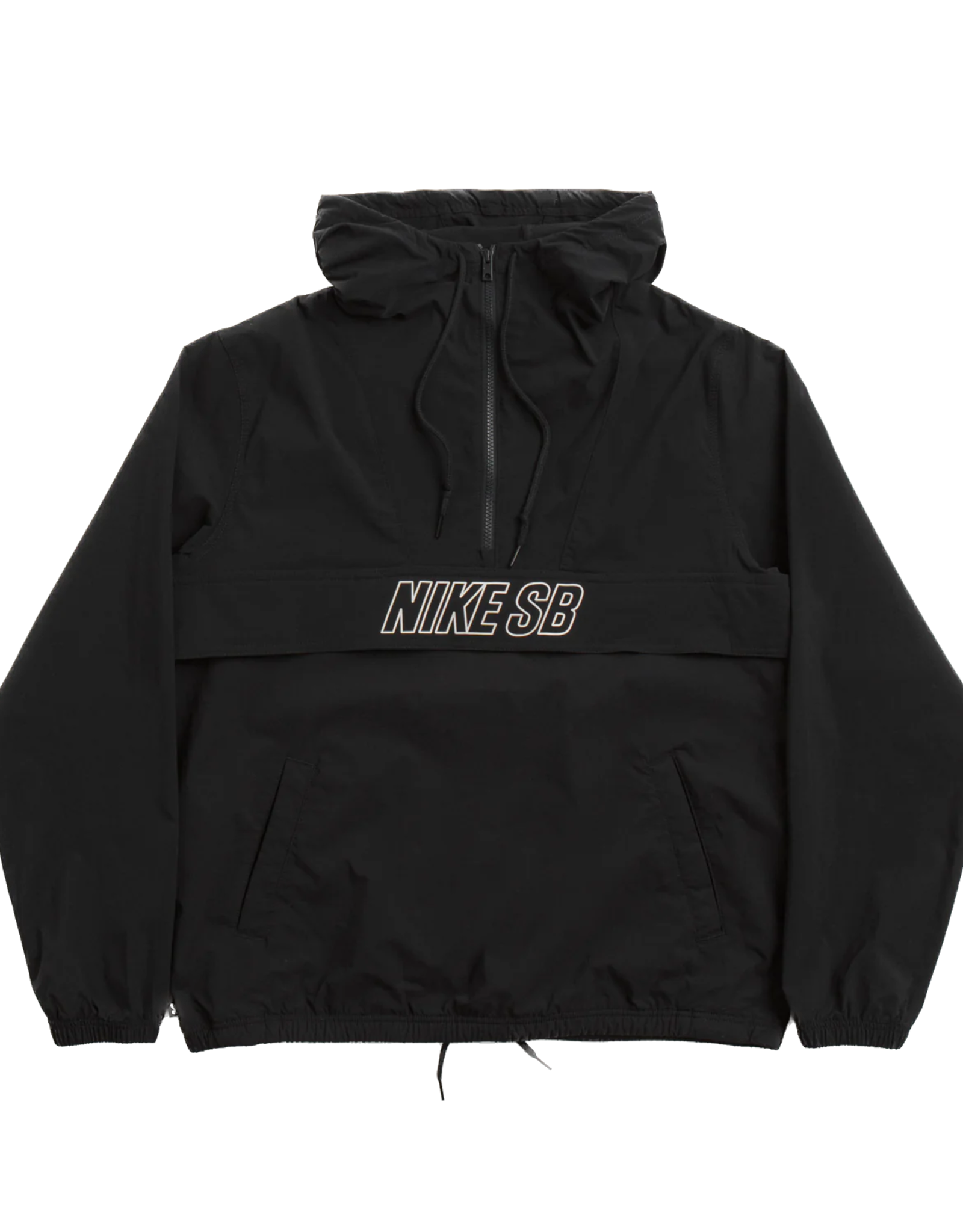 NIKE NIKE SB ANORAK SKATE JACKET - BLACK/WHITE
