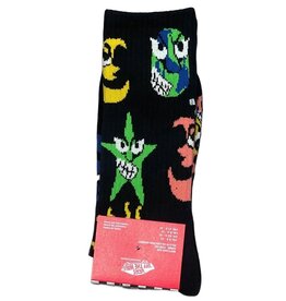 VANS VANS SKATE CLAY CREW SOCK - BLACK
