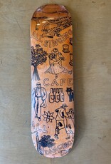 SKATEBOARD CAFE SKATE CAFE GAURAB SKETCHES DECK (C2 SHAPE) - 8.25