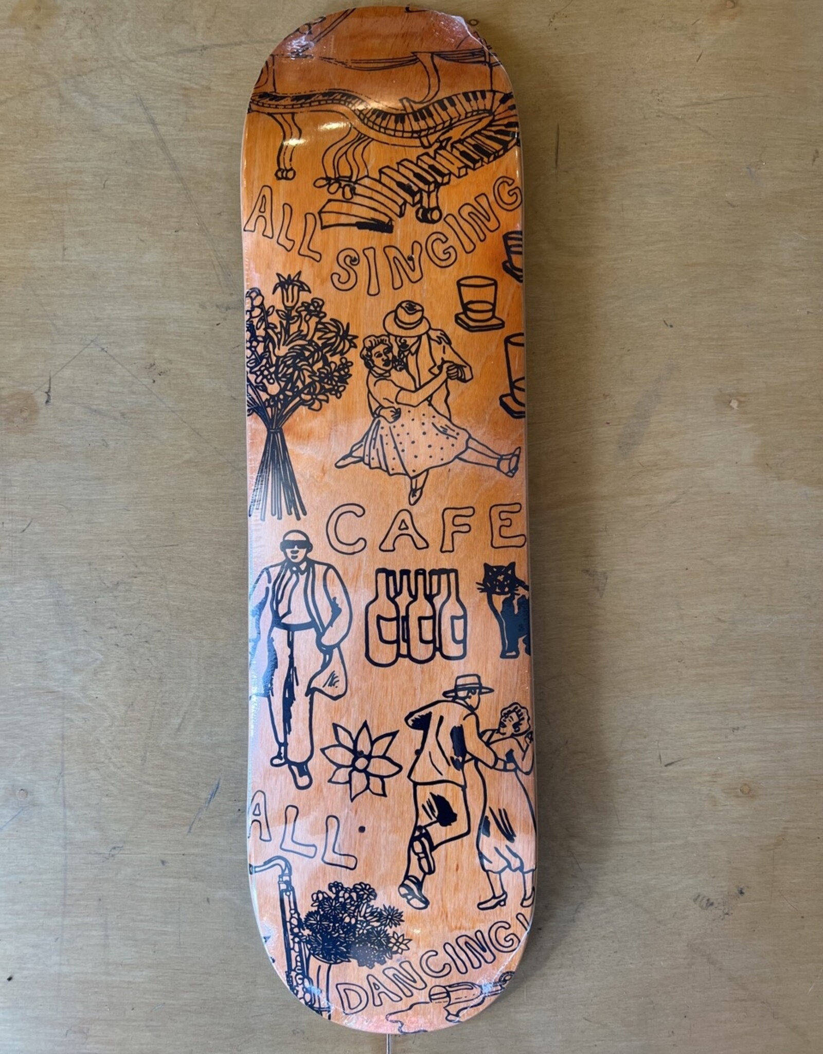 SKATEBOARD CAFE SKATE CAFE GAURAB SKETCHES DECK (C2 SHAPE) - 8.25