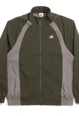 NIKE NIKE SB FULL ZIP WOVEN SKATE JACKET  - SEQUOIA/CAVE STONE