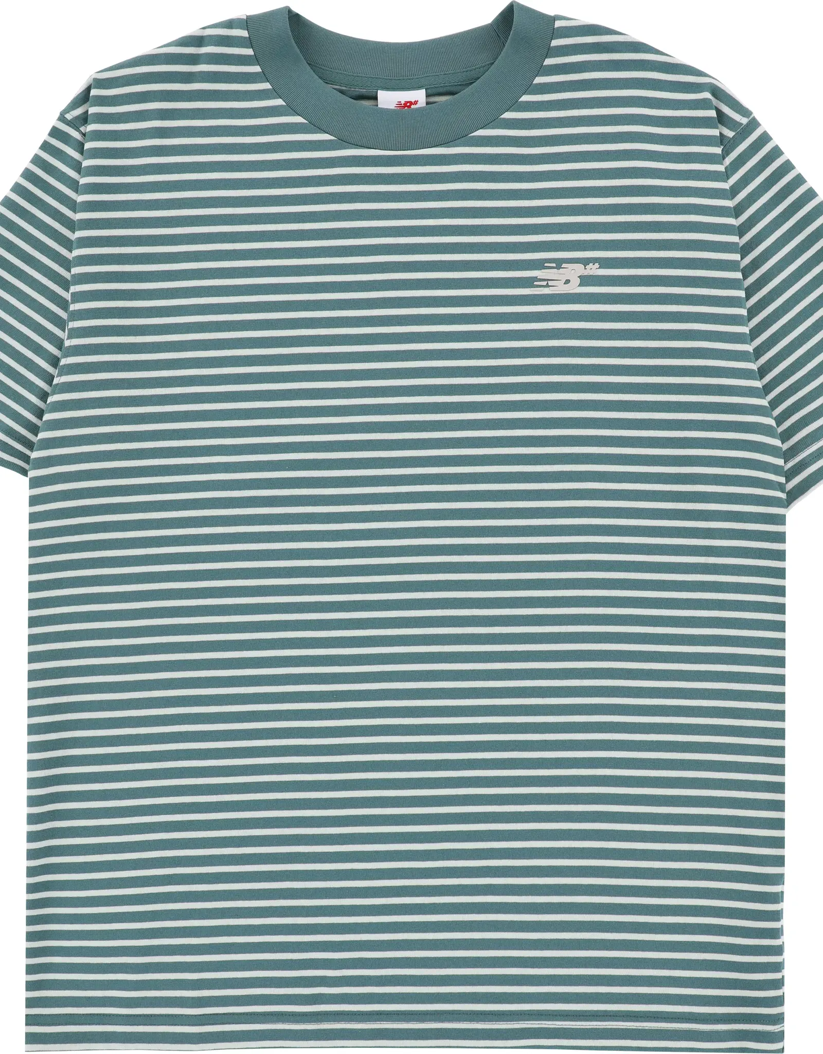 NEW BALANCE NB NUMERIC STRIPE T-SHIRT - NEW SPRUCE