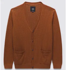 VANS VANS GRIFFIN POINTELLE CARDIGAN - TORTOISE SHELL