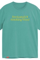 JACUZZI UNLIMITED JACUZZI SCARED OF WEED TEE - SEA FOAM