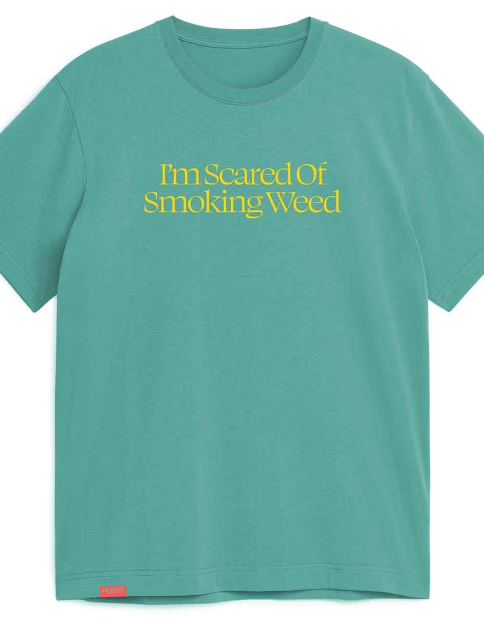 JACUZZI UNLIMITED JACUZZI SCARED OF WEED TEE - SEA FOAM