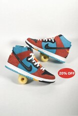 NIKE NIKE SB DUNK HIGH DECON TURQUOISE BLUE/BLACK-RUGGED ORANGE