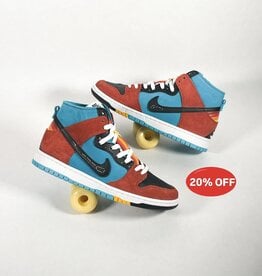 NIKE SB DUNK HIGH DECON TURQUOISE BLUE/BLACK-RUGGED ORANGE