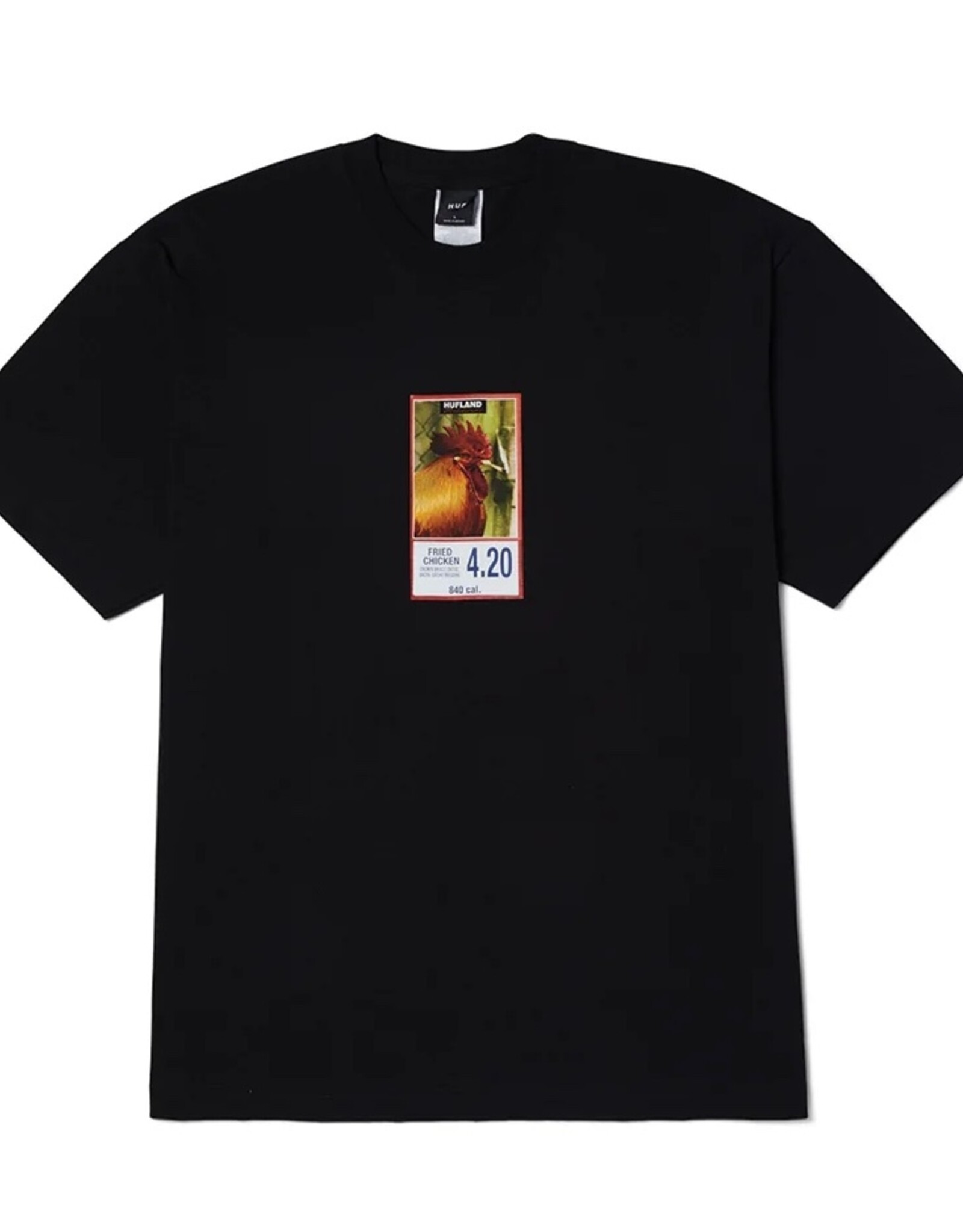 HUF FRIED S/S TEE - BLACK