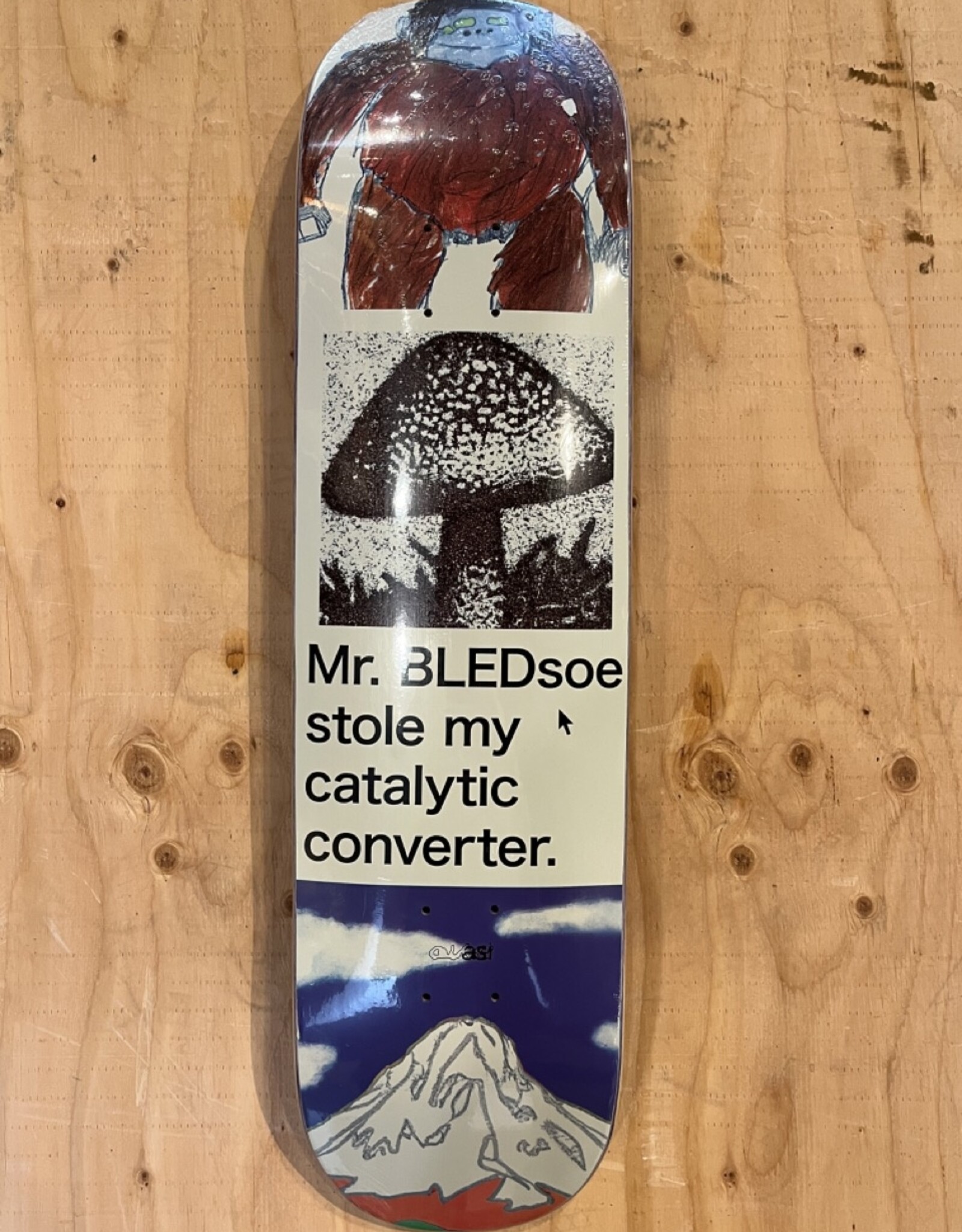 QUASI SKATEBOARDS QUASI BLEDSOE OREGON TRAIL DECK - 8.25