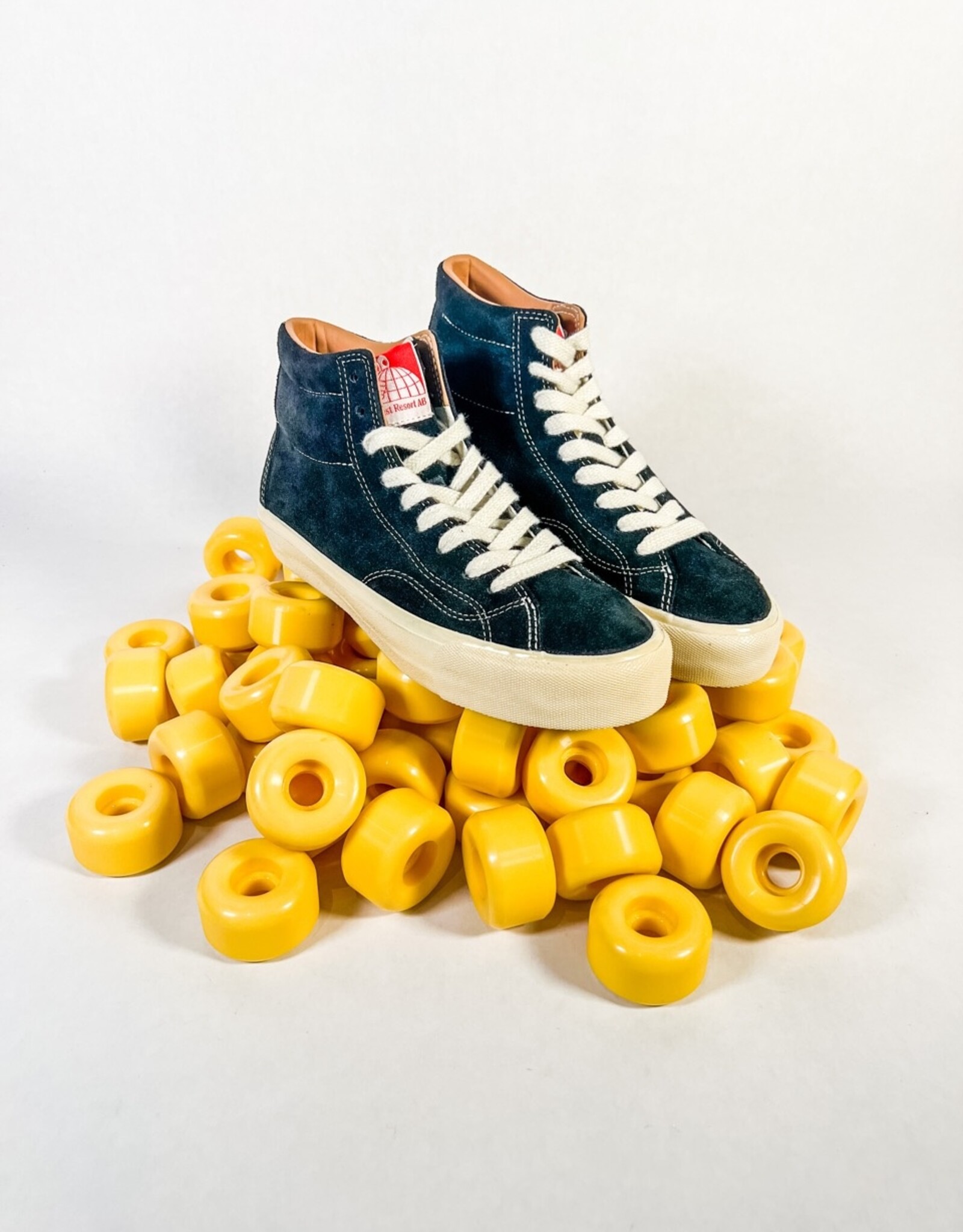 LAST RESORT LAST RESORT AB VM003 HI SUEDE - BLACK/WHITE - 7