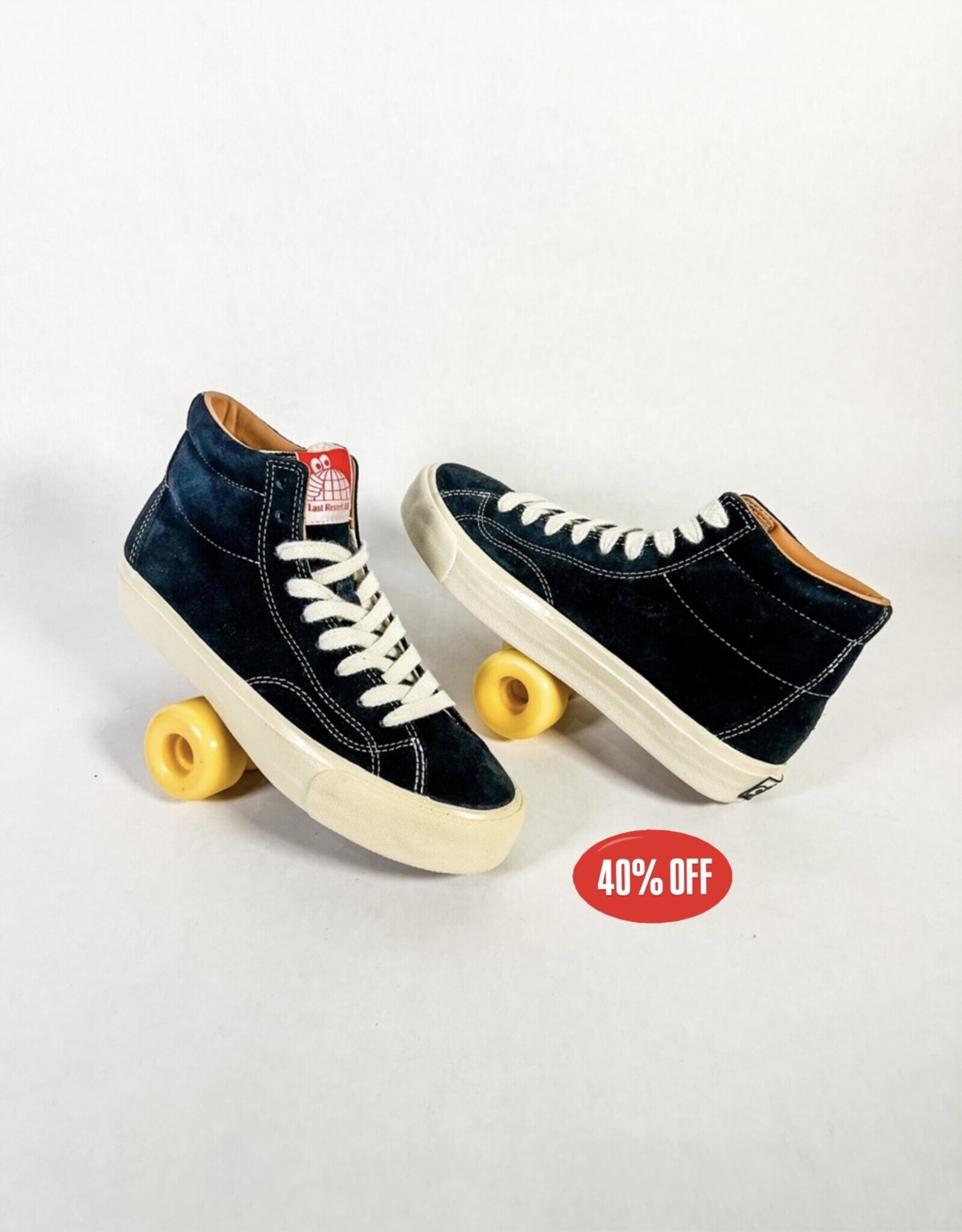LAST RESORT LAST RESORT AB VM003 HI SUEDE - BLACK/WHITE - 7