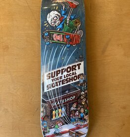 REAL SKATEBOARDS DLX SF SKATE SHOP DAY SHOP KEEPER DECK - 8.25